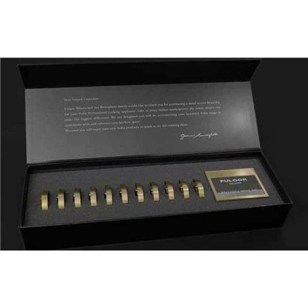 BNIB - Fulgor Sofia Metal Kit - Bronze 6 Brushed Bronze - 6 Bezels + Nameplate Frame, RV: $659 - Mod
