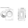 Image 3 : BNIB - Blomberg 24" Compact Smart Front-Load Washer, RV: $2,199 - Model WM98220SX
