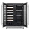 Image 2 : BNIB - Cavavin 66 Bottle Stainless Steel Beverage Center, RV: $2,059 - Model V-87WBVC