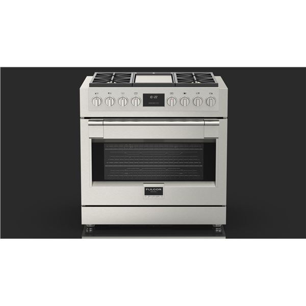 BNIB - Fulgor 36" Sofia Pro All Gas Range,  4 Dual-Flame, RV: $10,459 - F6PGR364GS2