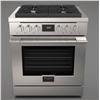 Image 1 : BNIB - Fulgor 30" Freestanding Dual Fuel Range, RV: $5,897 - Model F4PDF304S1