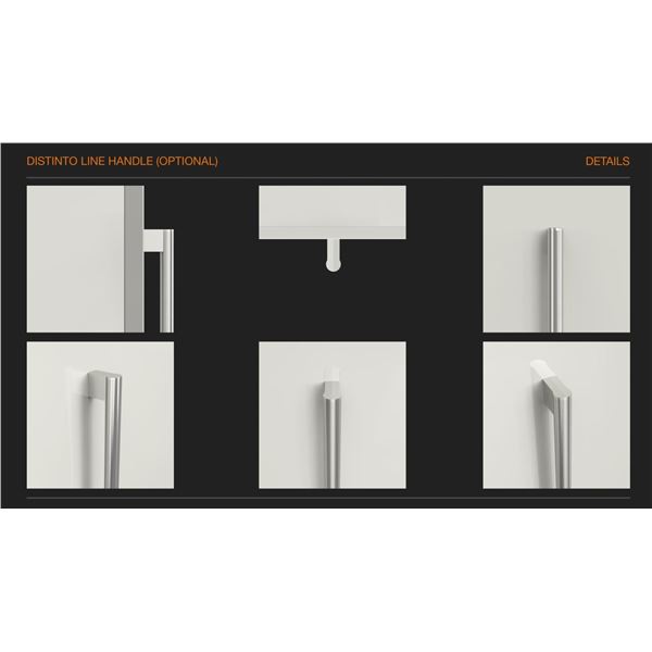 Group of 2 - BNIB - Fulgor Accessory - Stainless Steel Distinto Handle Kit, RV: $349 Each - Model F4