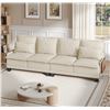 Image 2 : NIB White Comfy Cloud Couch Large Sofa for Living Room - SKU: USACOPN1087761-3