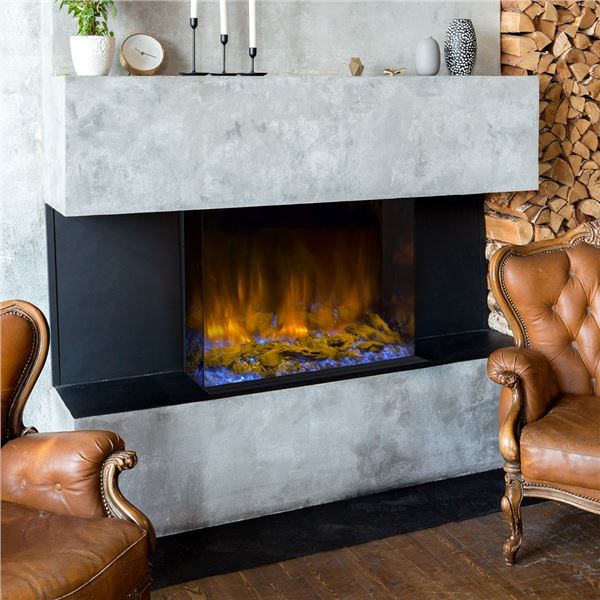 BNIB - Dynasty Fireplaces Melody Series Fireplace, Black - RV: $2,299 (Model DY-BTS35)