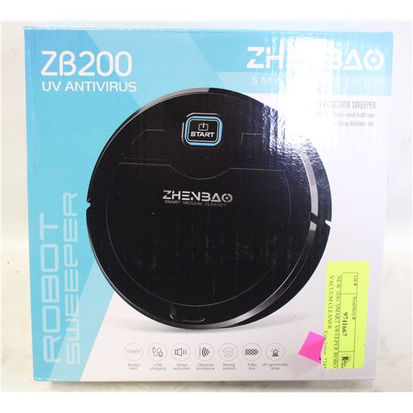 NEW 3IN1 SMART SWEEPER ROBOT VACUUM CLEANER