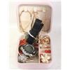 Image 1 : TRAVELING JEWELRY BOX FULL OF JEWELRY
