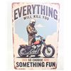 Image 1 : METAL  MOTORCYCLE SIGN