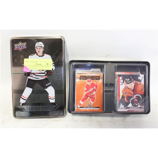2023-24 UPPER DECK SERIES 2 TIN HOCKEY CARDS