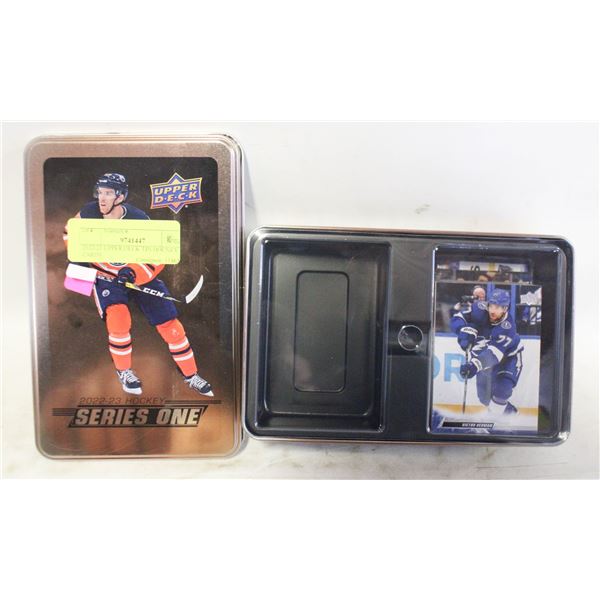 2022-23 UPPER DECK TIN HOCKEY CARDS