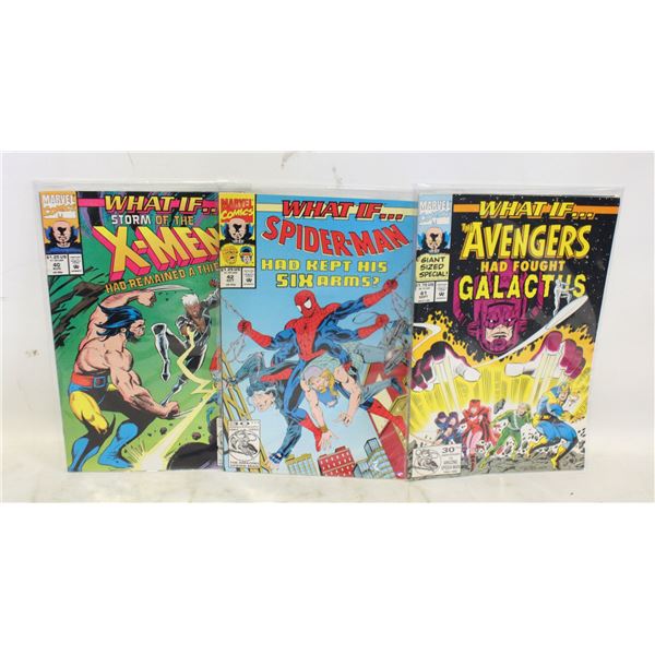 WHAT IF? MARVEL COMIC #40,41,42