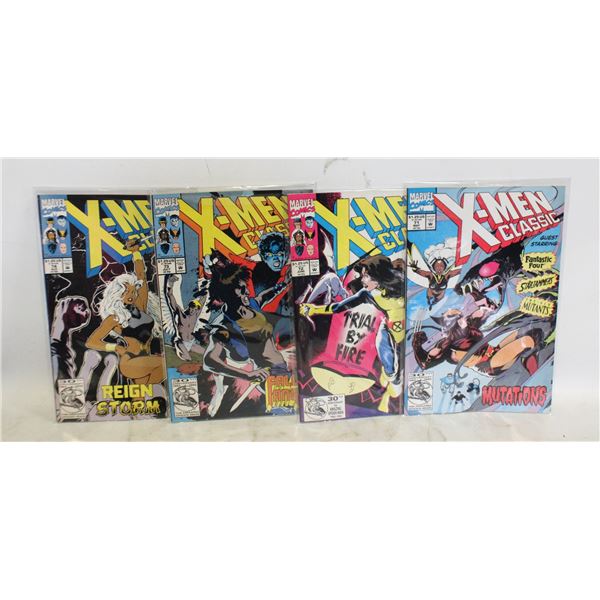 4 VINTAGE CLASSIC XMEN COMICS #71/72/73/74