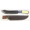 Image 1 : NEW WOODHANDLE HUNTER FIXED BLADE KNIFE