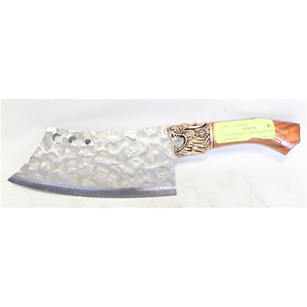 NEW DAMASCUS DESIGN HUNTING CLEAVER