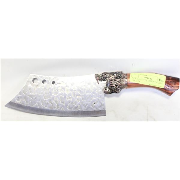 NEW DAMASCUS DESIGN HUNTING CLEAVER