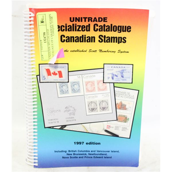 UNITRADE SPECIALIZED CATALOGUE OF CANADIAN STAMPS