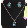 Image 1 : NEW JEWELRY DISPLAY W/ NECKLACE AND EARRING