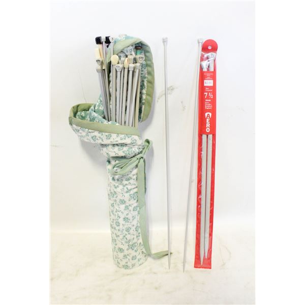 KNITTING NEEDLES- ASSORTED LOT