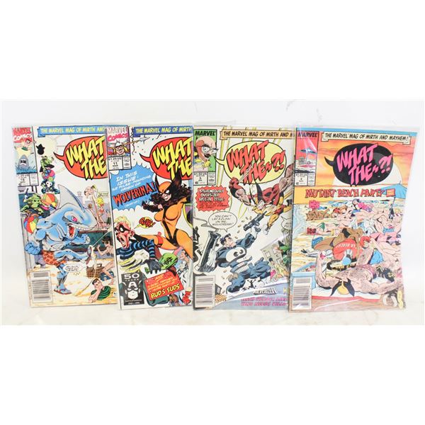 LOT OF 4 VINTAGE MARVEL WHAT THE? COMICS