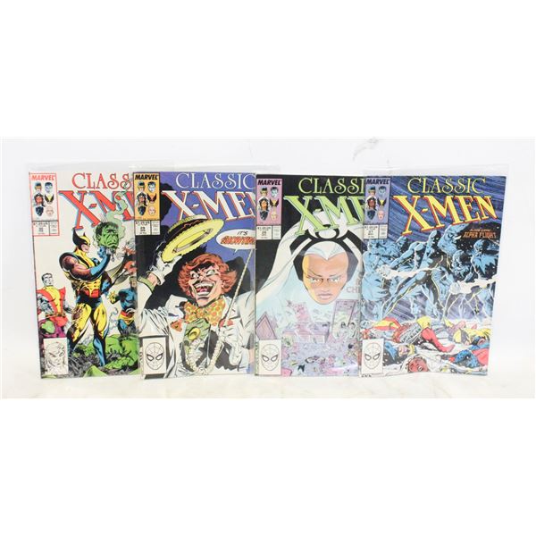 4 VINTAGE CLASSIC XMEN COMICS #27/28/29/30