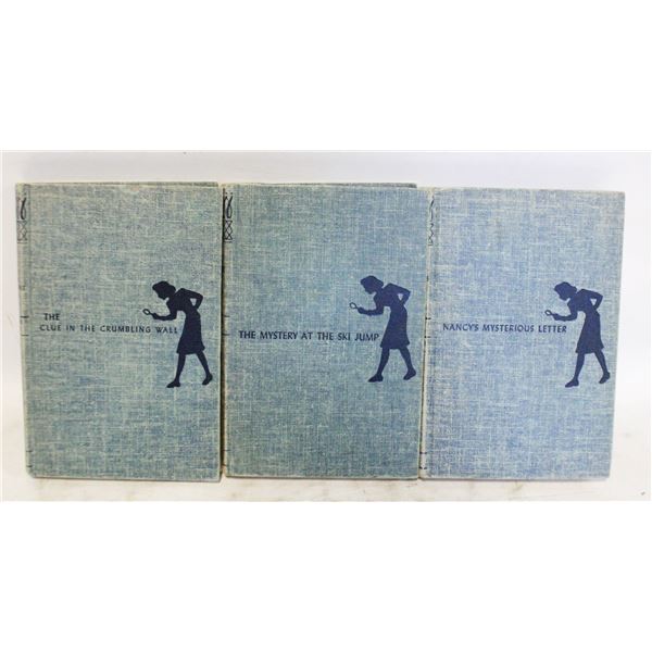 1930'S NANCY DREW BOOKS 3PC LOT