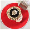 Image 1 : NEW REPLICA VERSACE GOLD TONED RING SZ8