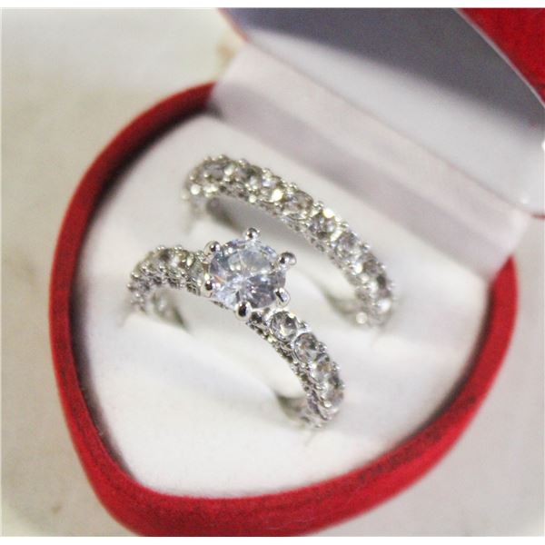 ESTATE 2PCS/SET RING SET SZ8