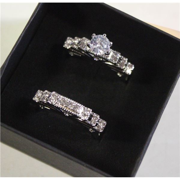 NEW 2PCS/SET RING SET SZ7
