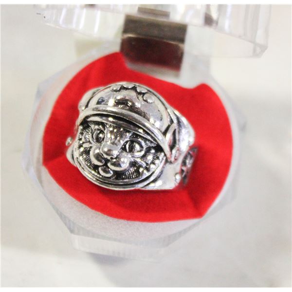 CAT RIDE BIKER RING SZ9