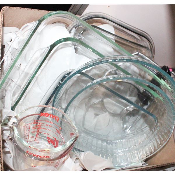 PYREX FRANCE AND ASSORTED BAKEWARE