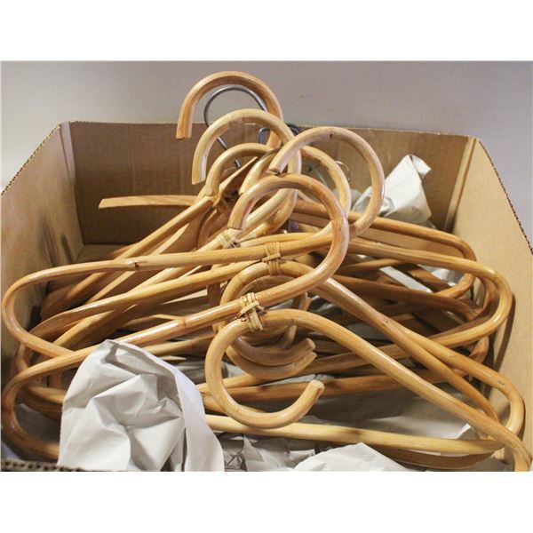 WOODEN HANGERS ASSORTED
