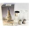 Image 1 : NEW DIPPING SET WITH 3 PEPPER GRINDERS