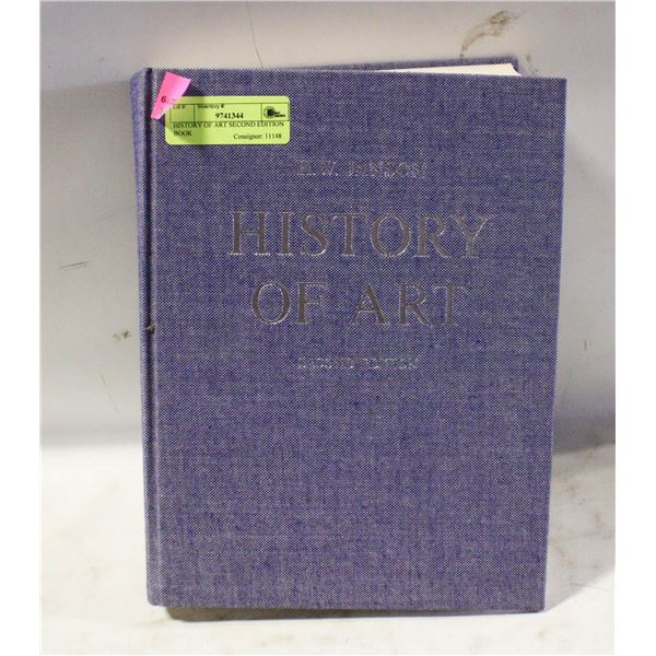 HISTORY OF ART SECOND EDITION BOOK
