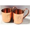 Image 1 : VINTAGE "MOSCOW MULE" SET OF 2 MUGS