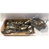 Image 1 : VINTAGE METALWARE SERVING PIECES