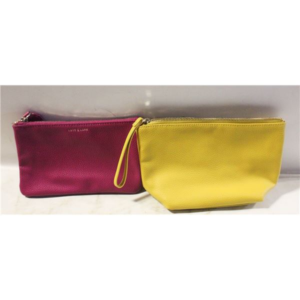 COSMETIC BAGS- BOX LOT ASSORTED