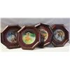 Image 1 : FRAMED WALL HANGING COLLECTOR PLATES (4)