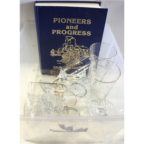 VINTAGE ESTATE OLYMPICS GLASSWARE