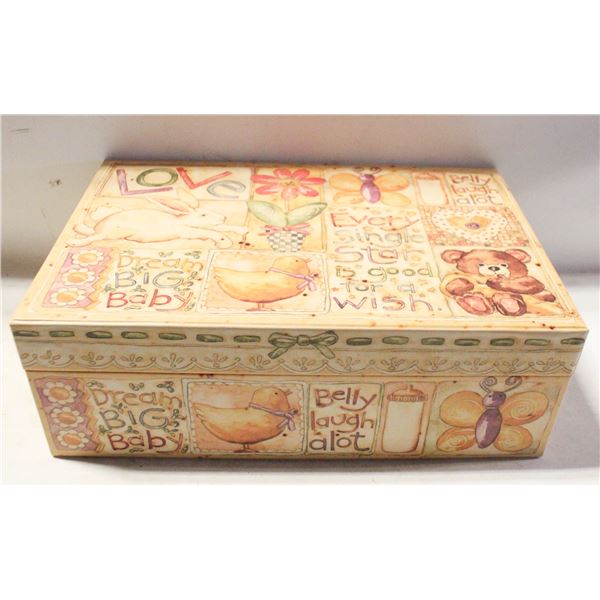 BOB'S BOXES DECORATIVE STORAGE "SLEEP TIGHT"