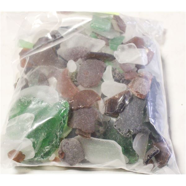 AUTHENTIC BEACH GLASS- BAG LOT