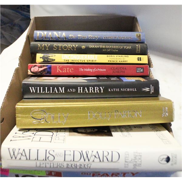 BOOKS BOX LOT ASSORTED