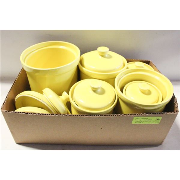 VINTAGE JAPANWARE CANISTER SET OF 5