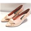 Image 1 : VINTAGE SNAKE SKIN LADIES PUMP SHOES- SZ 7