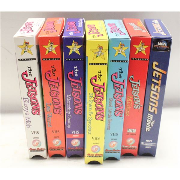 THE JETSONS VHS MOVIES- LOT OF 7