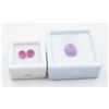 Image 1 : #251 NATURAL AMETHYST 6.05CT& HEATED RUBY 3.20CT