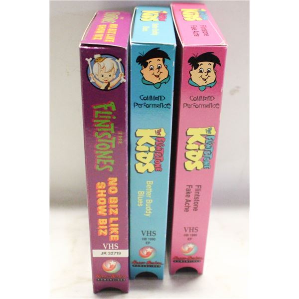 THE FLINTSTONES VHS MOVIES ASSORTED