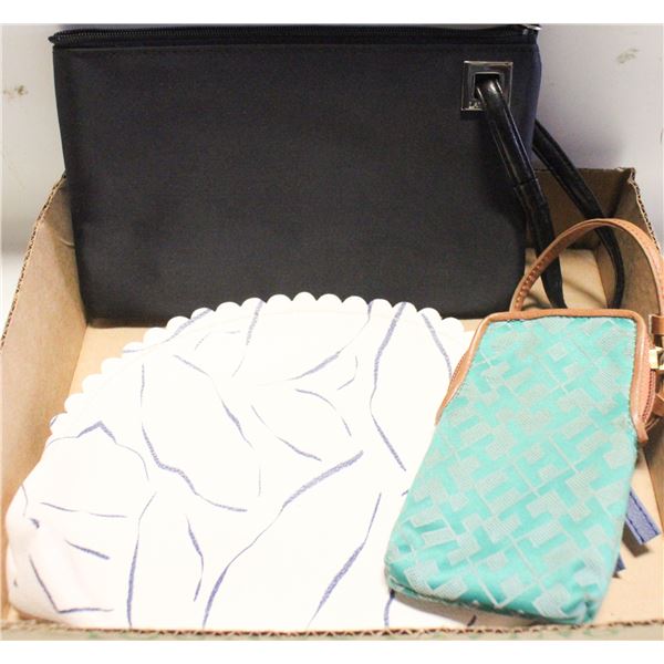 COSMETIC BAGS- BOX LOT ASSORTED