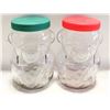 Image 1 : VINTAGE KRAFT PEANUT BUTTER JAR BANKS (2)