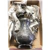 Image 1 : CAVENDISH METAL WARE COFFEE POT & CREAMER