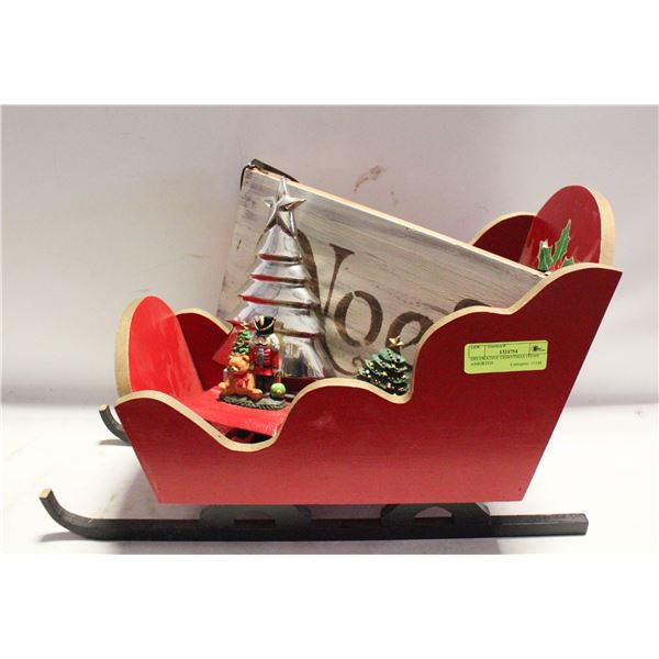 DECORATIVE CHIRSTMAS ITEMS ASSORTED