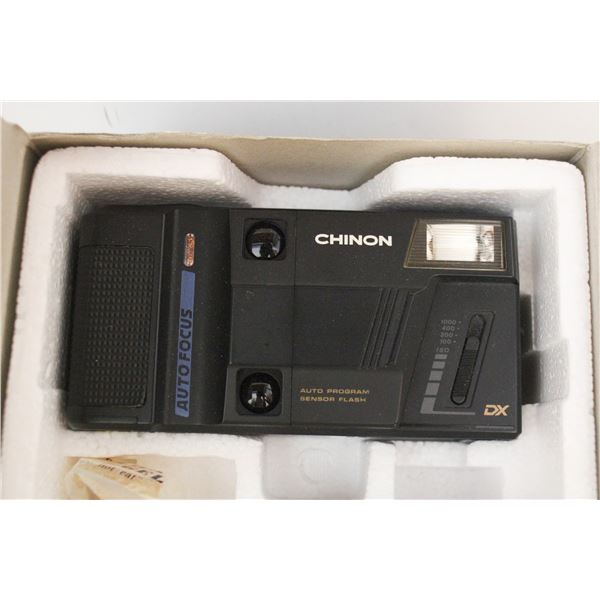 CHINON AUTO 2001- 35MM DX FILM CAMERA IN BOX